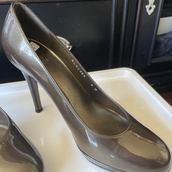 Metallic brown heels Stuart Weitzman - Picture 2 of 4